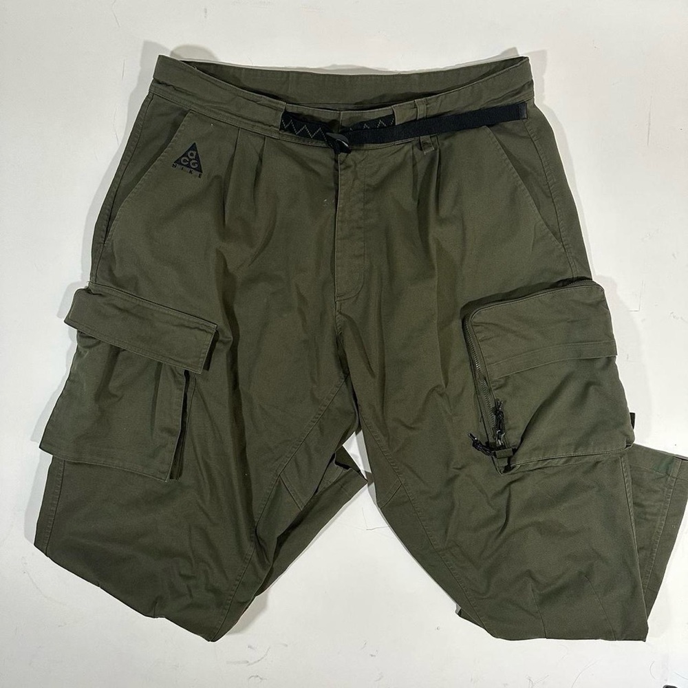 Nike ACG Woven Cargo Pants Khaki Green Size XL